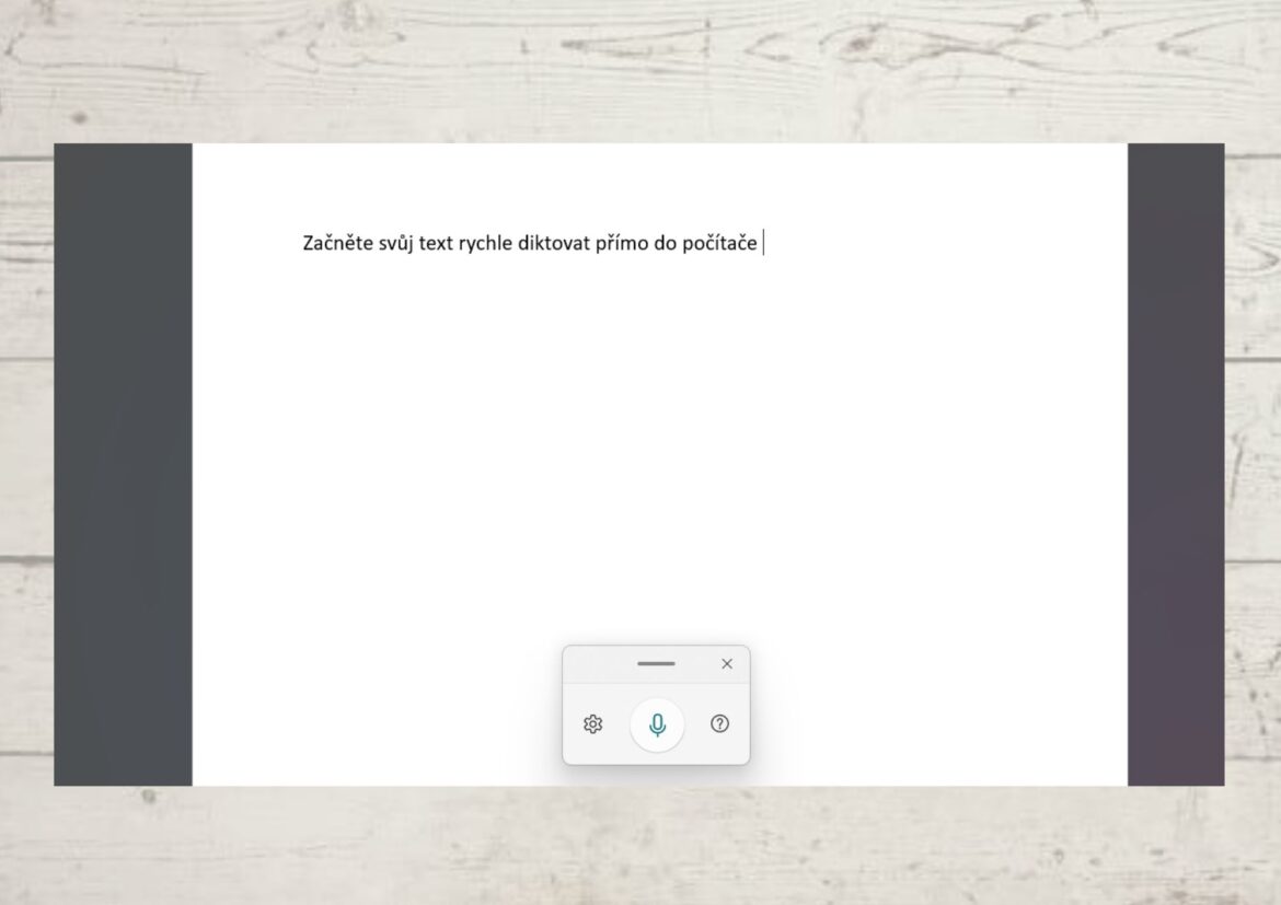 Jak diktovat text do počítače?